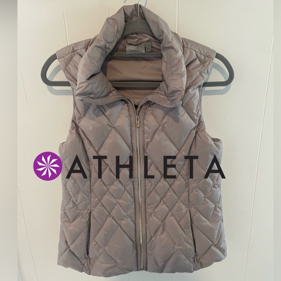 Athleta Quilted Down Vest - Picture 1 of 6